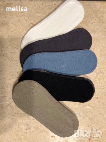 Пет броя чорапи до глезена , снимка 2 - Дамски чорапи - 53601553