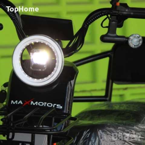  Двуместна Електрическа Триколка PUDDING 1800W Black , снимка 4 - Мотоциклети и мототехника - 42041273