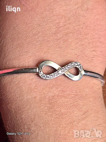 Сребърна Масивна твърда гривна. Цена 34.99лв. Разгледайте и останалите ми обяви., снимка 3 - Колиета, медальони, синджири - 50348353