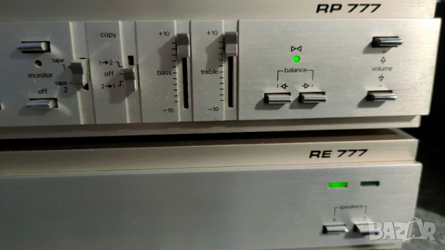 Предусилвател Siemens RP 777 и крайностъпало Siemens RE 777, снимка 4 - Ресийвъри, усилватели, смесителни пултове - 53129651