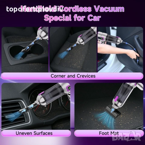 Прахосмукачка за кола Car Vacuum Cleaner,Гаранция, снимка 3 - Прахосмукачки - 53733976