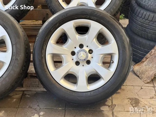 5х112 16 Цола Джанти Оригинални Mercedes C Class w203 Мерцедес Ц клас 5x112, снимка 2 - Гуми и джанти - 52633081
