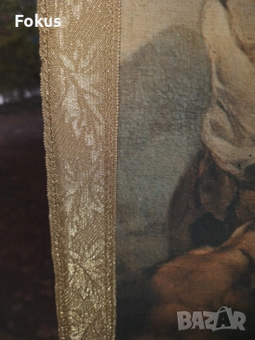 Деца играят на барбут - Картина на плат щампа репродукция, снимка 3 - Антикварни и старинни предмети - 53363585