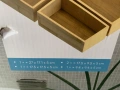 Комплект бамбукови органайзери 5 бр., снимка 5