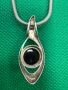 Сребърен синджира с висулка №7709 , снимка 4