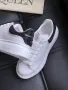 Alexander McQueen Дамски Бели Маратонки С Кристали👟Дамски Спортни Обувки С Камъни Код E189, снимка 4