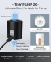Преносима въздушна помпа FLEXTAILGEAR Tiny Pump 2X, акумулаторна електрическа, снимка 3