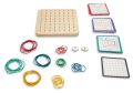 Образователна игра BS Toys Geoboard, Монтесори игра с ластици Геоборд, снимка 2