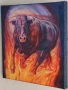''Бик- жизнена, земна, огнена сила'' / картина, оригинал /, снимка 5
