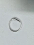 Сребърен пръстен с мойсанит (Диамант) , снимка 6