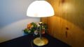 Настолна лампа тип 110011 от месинг и издухано стъкло Hufnagel Leuchten, Германия, снимка 1 - Настолни лампи - 45664522