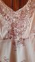 Продавам - Дамска официална рокля с пайети - бежова на цвят., снимка 4