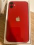 iPhone 11 red +3 калъфчета, снимка 1 - Apple iPhone - 46021230
