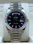 Rolex Day Date President White Gold Black , снимка 1