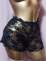 L Черен дантелен боксер , снимка 4