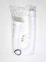 Гъвкава гофрирана тръба, подходяща за подвързване на тоалетно казанче Ф 40 / 640 мм, снимка 1 - ВИК - 44969146