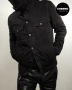 Мъжко черно дънково • деним яке SAINT MORTA Denim Jacket – размер L , снимка 4