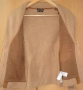 Жилетка Massimo Dutti от бежова камилска вълна и велур, размер S , снимка 3