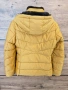 Ново дамско яке ZARA зимно горчица размер XS качулка подплата вата сако палто жълто златисто, снимка 8