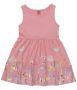 Детска рокля памук с цветя и пеперуди, снимка 1 - Детски рокли и поли - 46062314