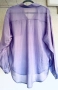 Копринена риза vintage MISS YOU цвят лавандула, снимка 7