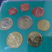 Латвия 2014 - Евро сет + 1 Santims Латвия  , 9 монети, снимка 2 - Нумизматика и бонистика - 45511432