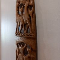 Изключително красива и детайлно изработена дърворезба.  Африкански животни., снимка 3 - Декорация за дома - 45719197