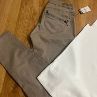 Нови бели дънки Mavi Jeans с топ размер XS, снимка 10 - Дънки - 46050905