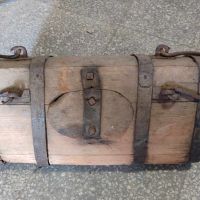 Старо дървено буре с дръжка, бъкел бъчва, снимка 2 - Антикварни и старинни предмети - 45127215