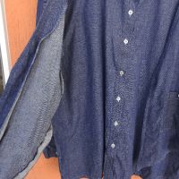 Винтидж ретро соц. дамска дънкова риза Левент 80-те (L) 164, снимка 8 - Ризи - 45388259