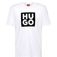 Бяла Тениска Hugo Boss - Изискан Дизайн и Високо Качество, снимка 1 - Тениски - 45587099
