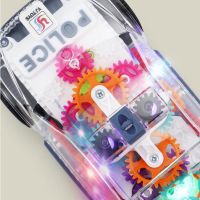 Музикална и светеща, прозрачна, полицейска кола играчка за деца, снимка 2 - Музикални играчки - 45699989
