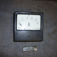 Амперметър голям от 1963г., снимка 1 - Други инструменти - 44994934