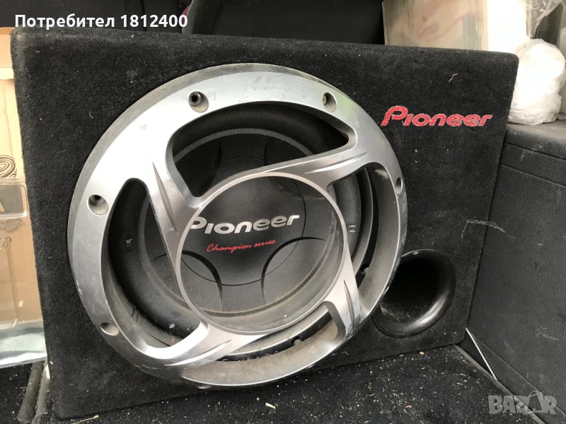 Бас Каса 12" PIONEER CHAMPION SER. TS-W307D4 1000W ДВУНАОТКОВ, Magnat HOT ROD 2000 2 CH AMP 500W MAX, снимка 1