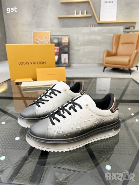 Редки LV Louis Vuitton Дизайнерски Маратонки Унисекс Мъжки дамски обувки Кецове, снимка 1
