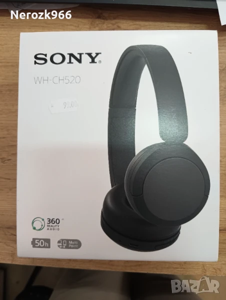 Безжични слушалки Sony WH-CH520, снимка 1