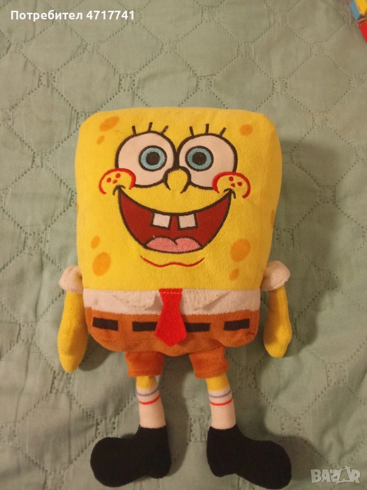 Спонджбоб квадратни гащи- плюшена играчка , снимка 1