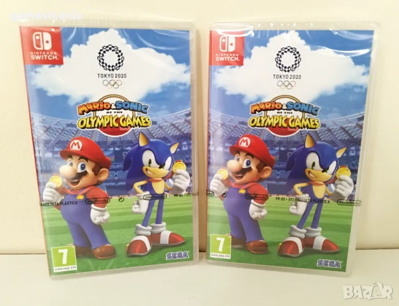 [NINTENDO Switch] Супер Цена / Чисто НОВИ Mario Sonic At The Olympic Games Tokyo 2020, снимка 1