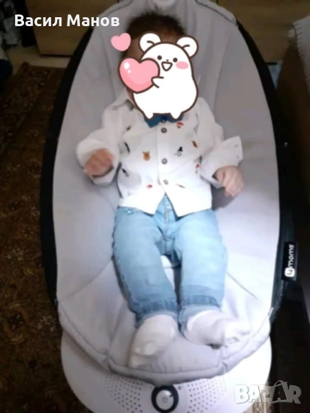 електрическа бебешка люлка с допълнителни екстри , снимка 1