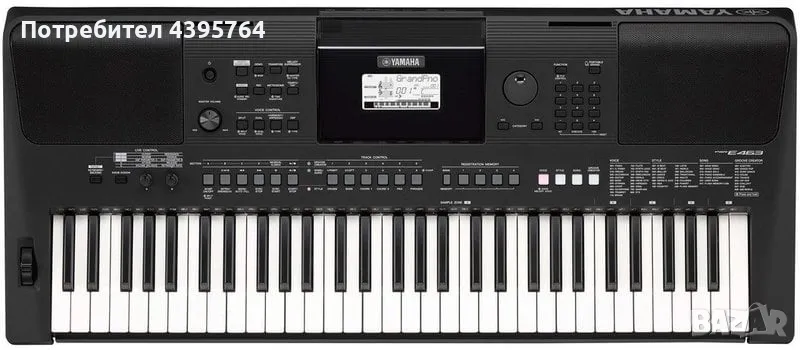 Yamaha psr e-463 електрическо пиано/синтезатор , снимка 1