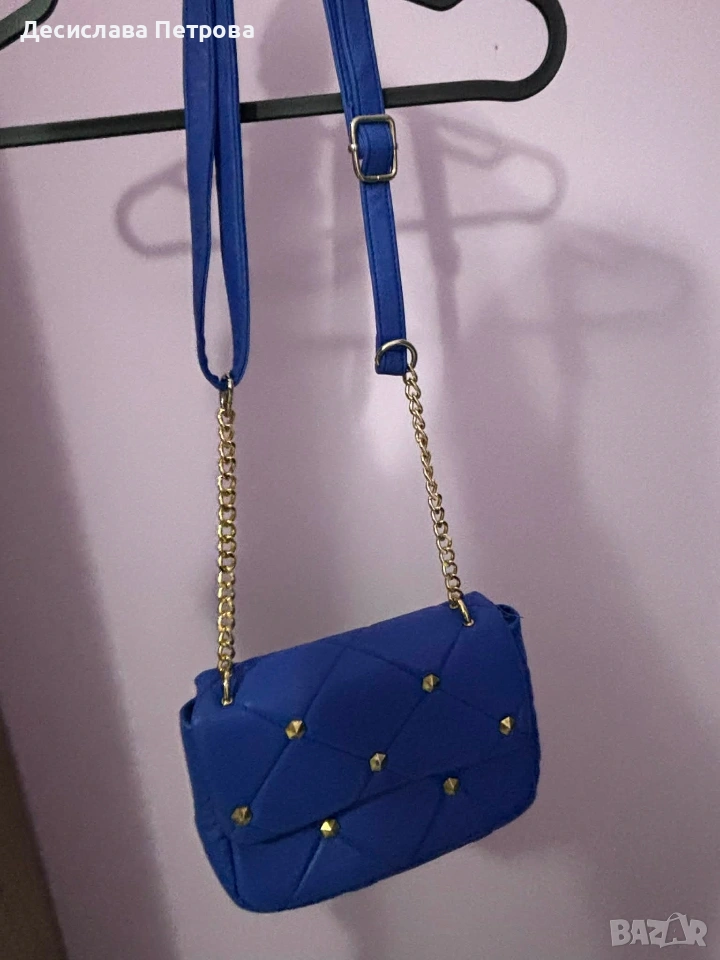 Синя малка чанта, снимка 1