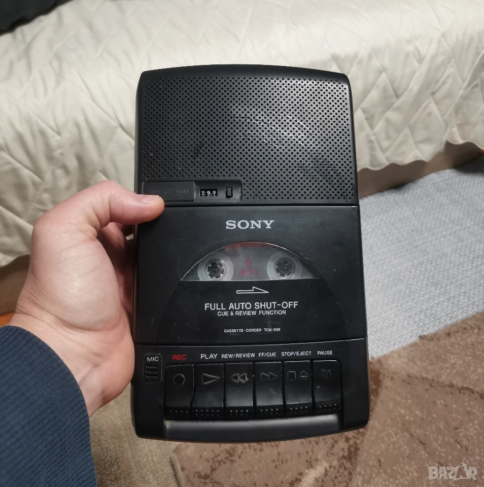 Портативен касетофон Sony cassette corder TCM-939, снимка 1