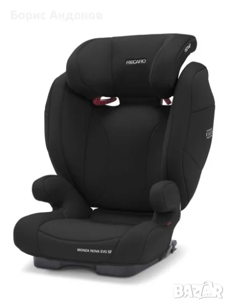 Детско столче RECARO Monza Nova EVO SEATFIX - Deep Black, снимка 1