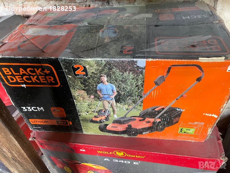 Black and decker косачка акумулаторна, снимка 1