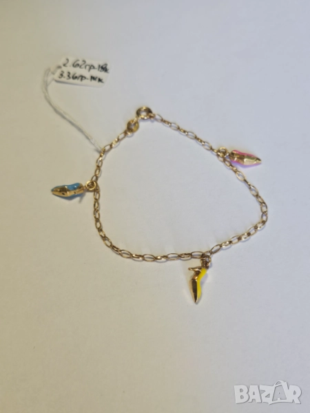 Дамска златна гривна 750/18к 2.62гр , снимка 1