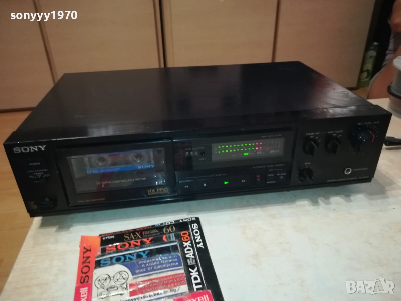SONY TC-K410 2 MOTOR HX PRO BIAS DECK-MADE IN JAPAN-ВНОС SWISS 1309251845, снимка 1