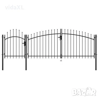 vidaXL Градинска порта, стомана,(SKU:144362, снимка 1