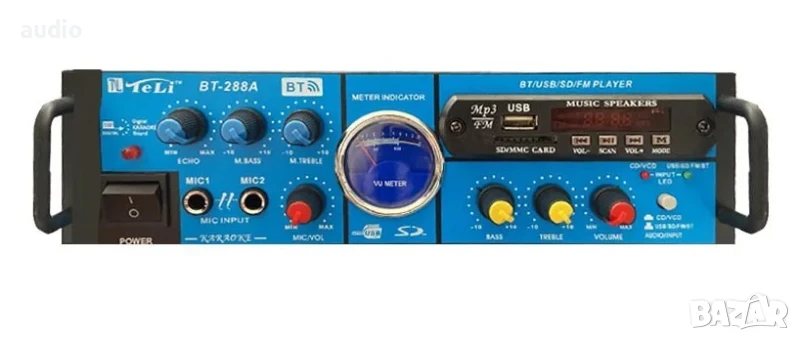 Домашен Bluetooth аудио усилвател, снимка 1