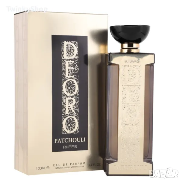 Оригинален Арабски парфюм Deoro Patchouli Riiffs Eau de Parfum 100ml / Поддържа вашият свеж аромат, снимка 1