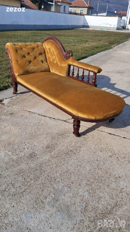 Антикварен диван лежанка, снимка 1